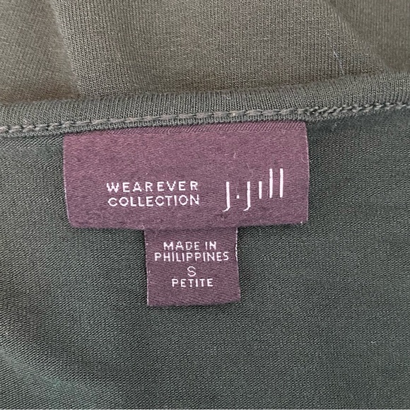 J. Jill Dark Pine Wearever Collection Sleeveless Top - Picture 6 of 7